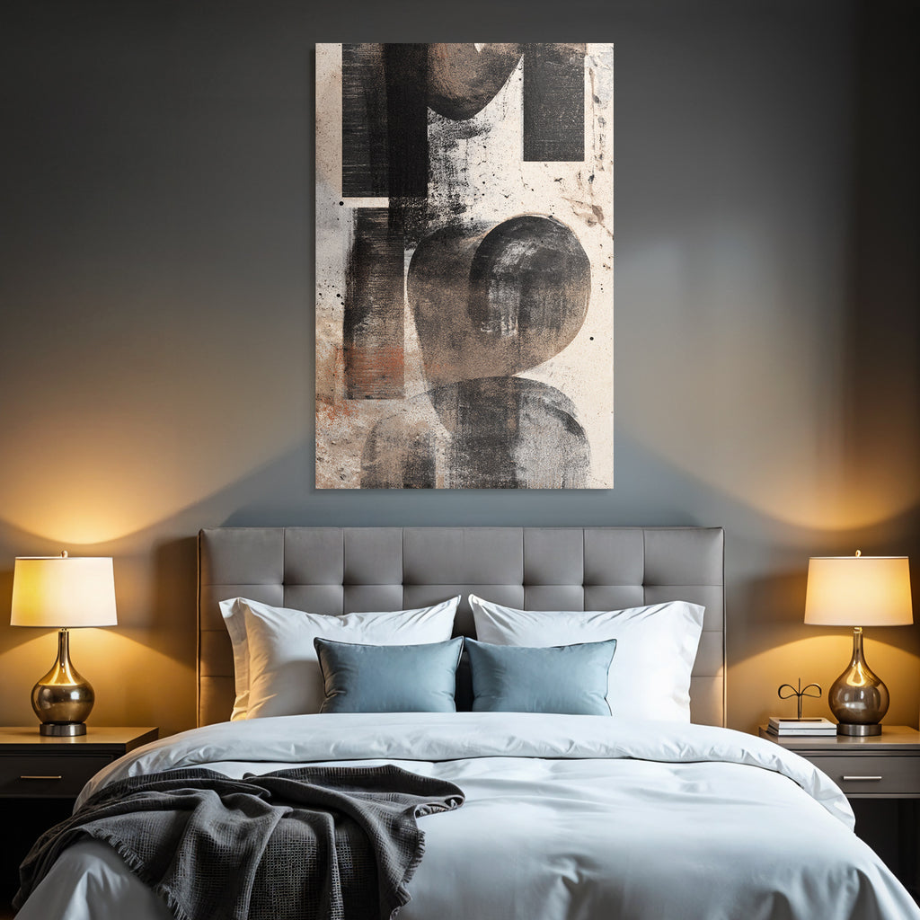 Abstract Artwork Geometric Shapes Modern Art