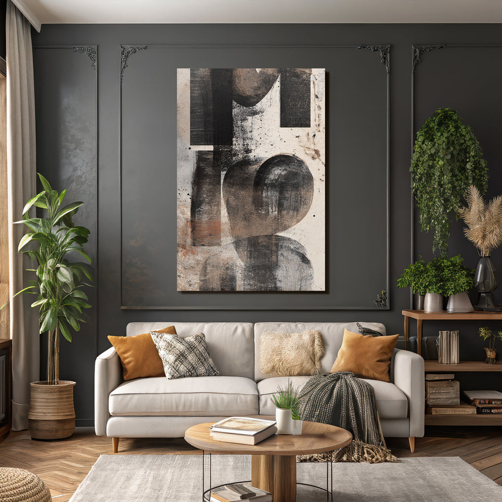 Abstract Artwork Geometric Shapes Modern Art