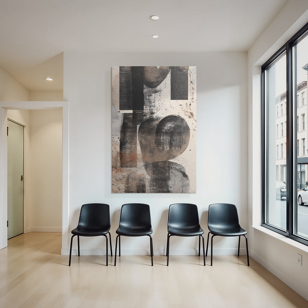 Abstract Artwork Geometric Shapes Modern Art