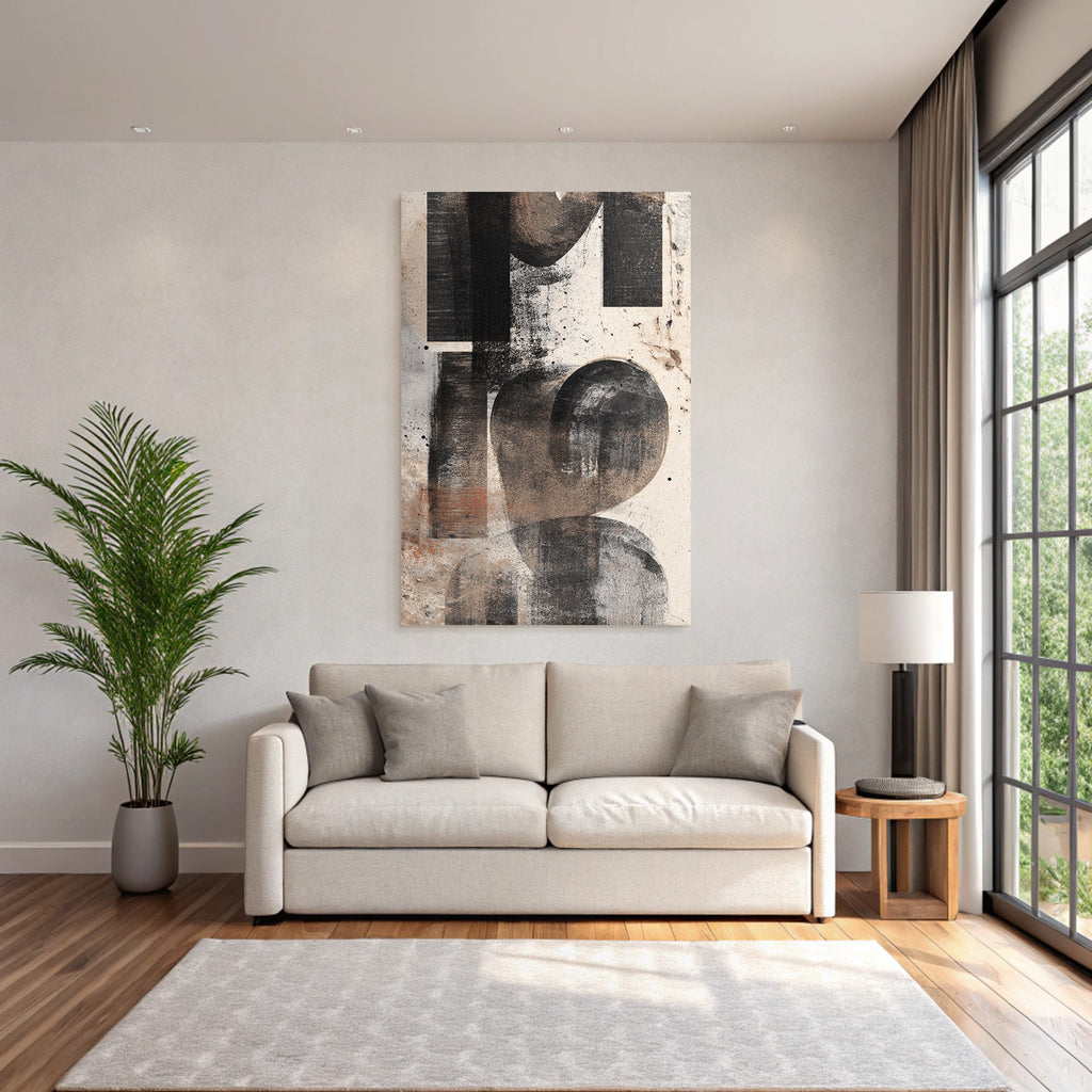 Abstract Artwork Geometric Shapes Modern Art