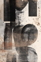 Abstractes Kunstwerk Geometrische Formen Moderne Kunst | Typografische Kunst | Kunstgattungen