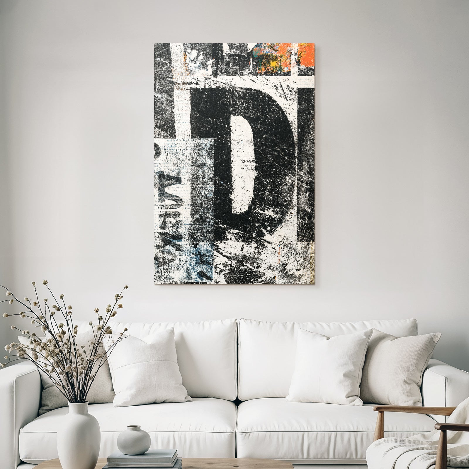 Abstract Art Superimposed Shapes and Colors