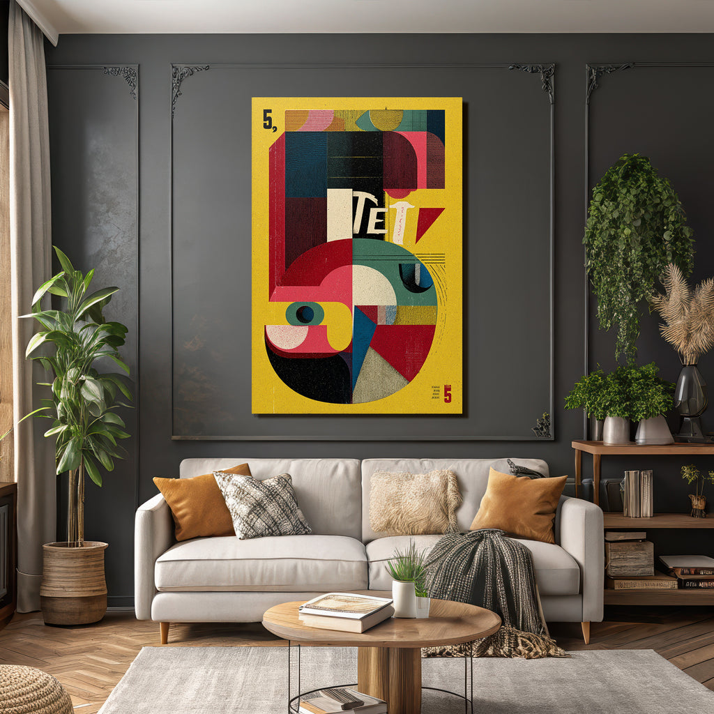 Five Abstract Graphic Design Modern Aesthetics