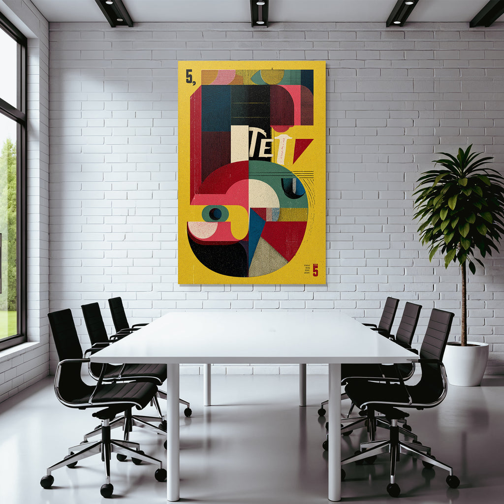 Five Abstract Graphic Design Modern Aesthetics