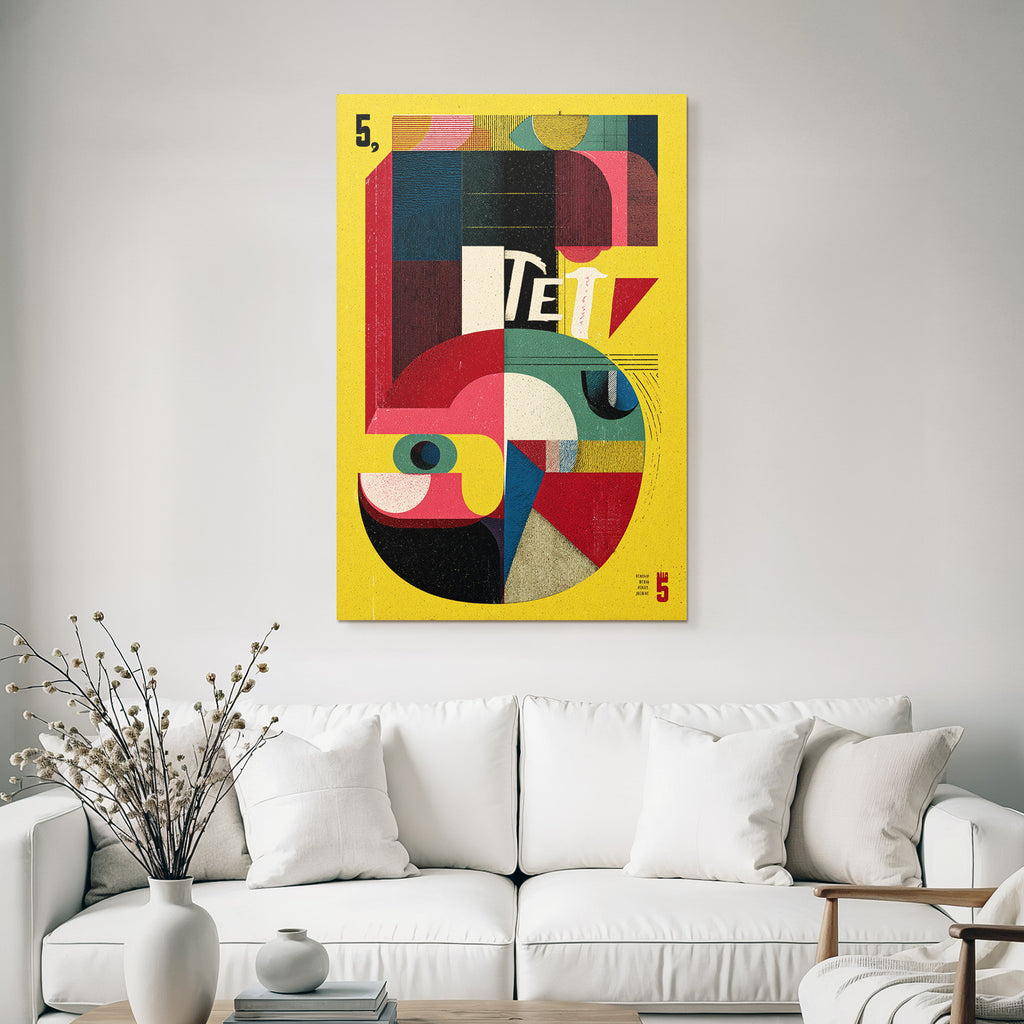 Five Abstract Graphic Design Modern Aesthetics