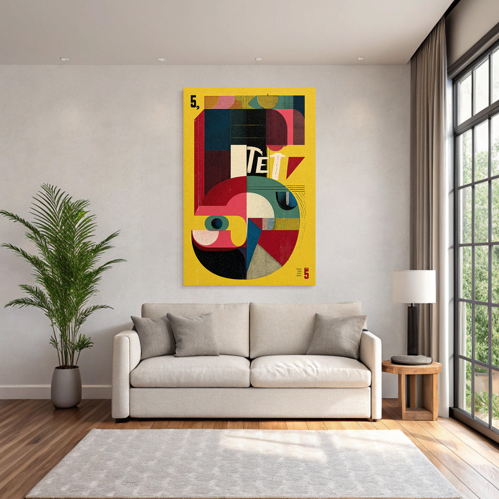 Five Abstract Graphic Design Modern Aesthetics