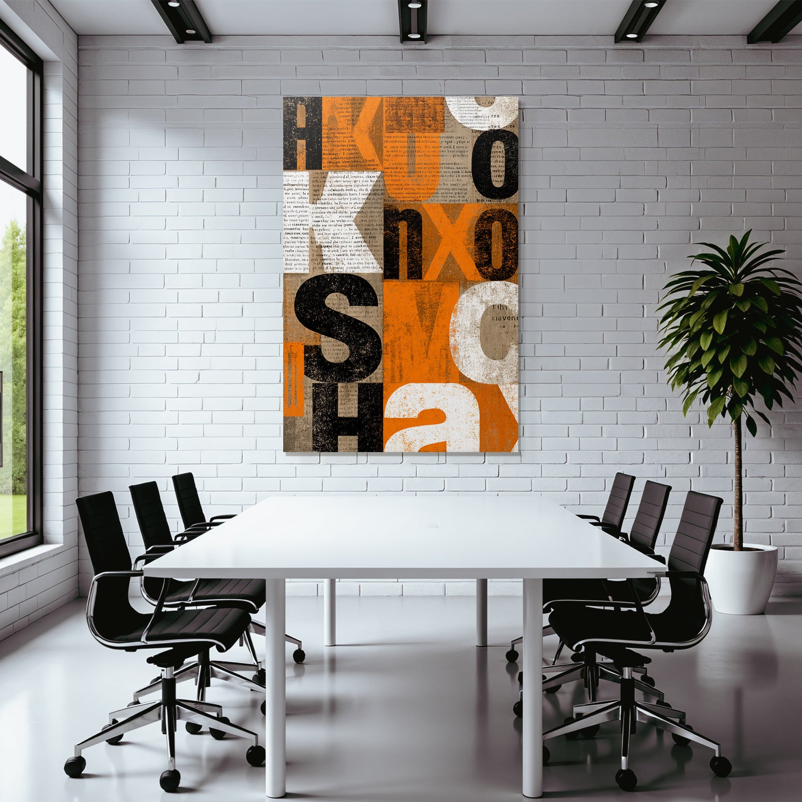 Graphic Design with Typography and Color Mix Abstract Artistic