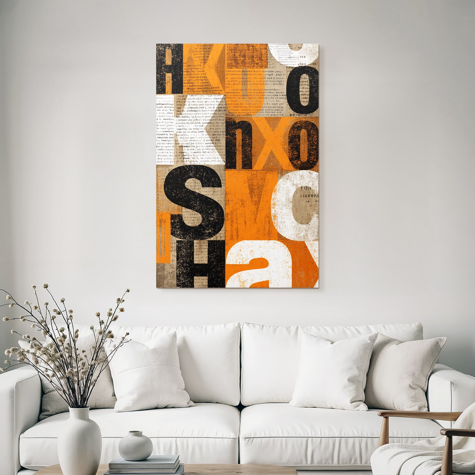 Graphic Design with Typography and Color Mix Abstract Artistic