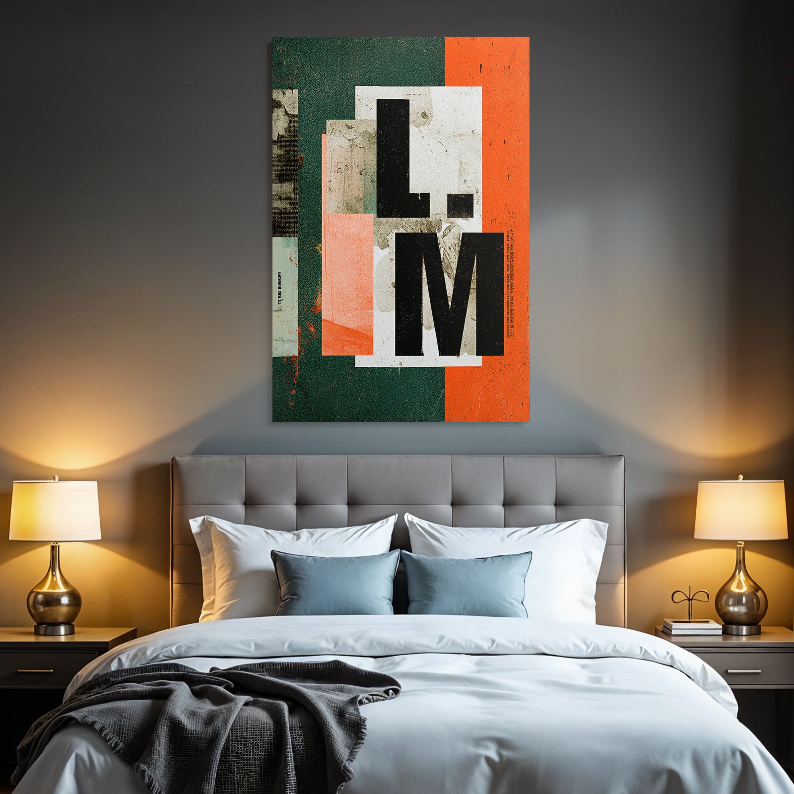 LM Graphic Design With Textures And Colors