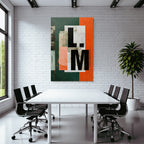 LM Graphic Design With Textures And Colors