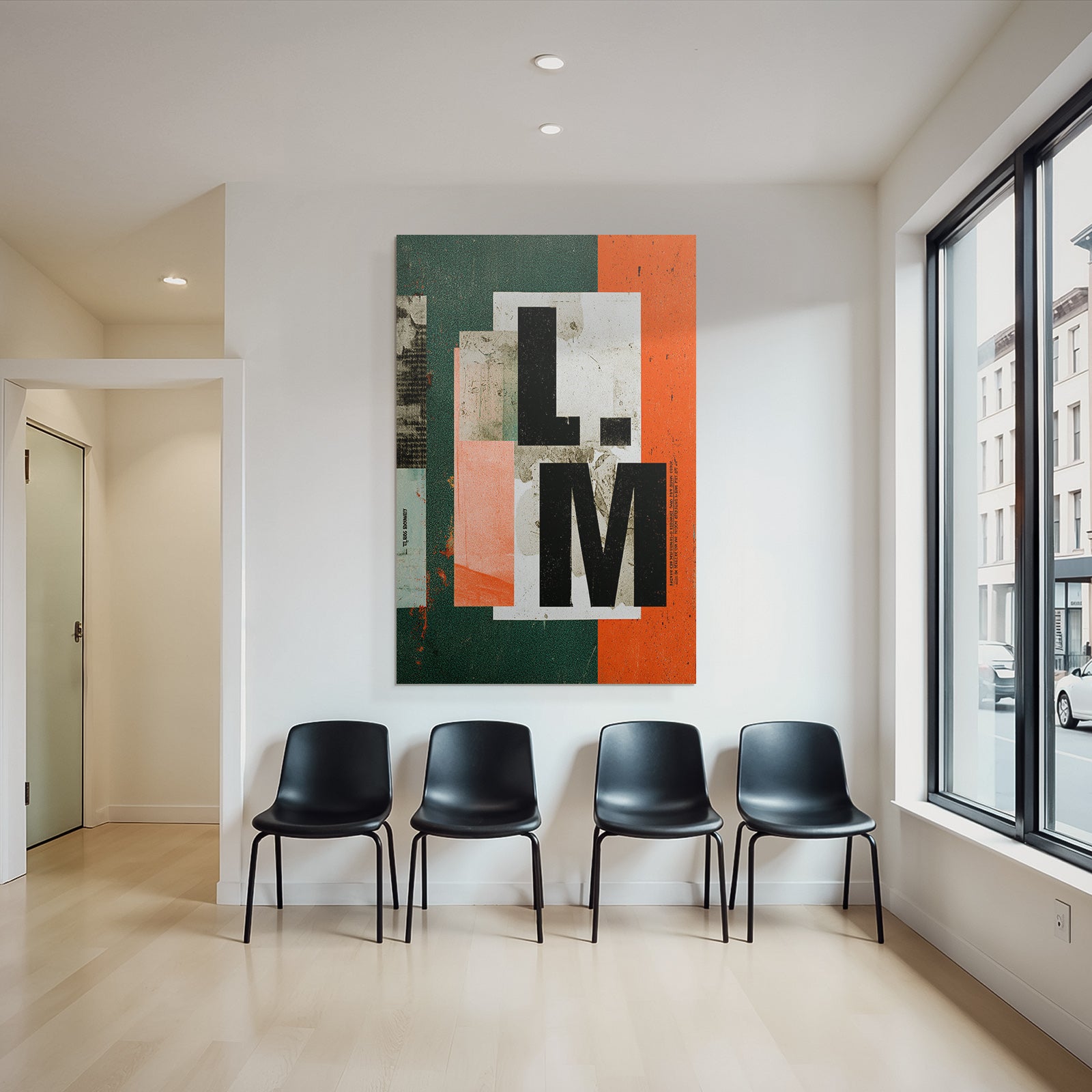 LM Graphic Design With Textures And Colors