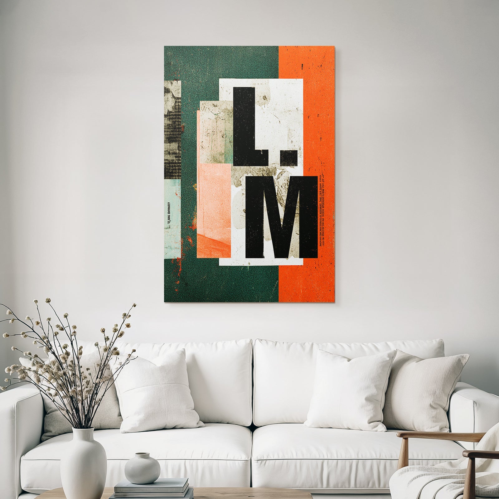 LM Graphic Design With Textures And Colors