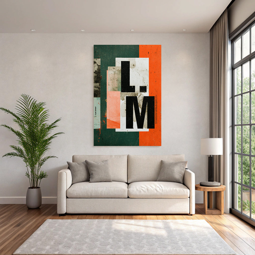 LM Graphic Design With Textures And Colors