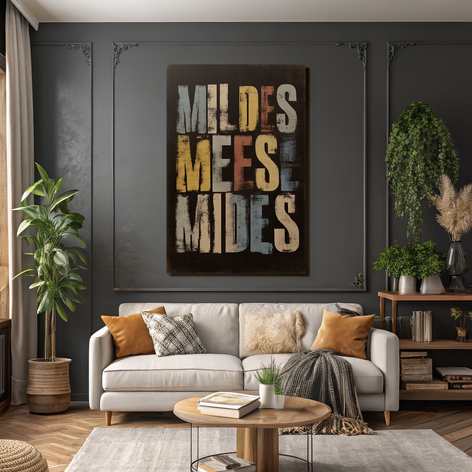 Mil Des Mees Mides Graphic Design Vintage Style