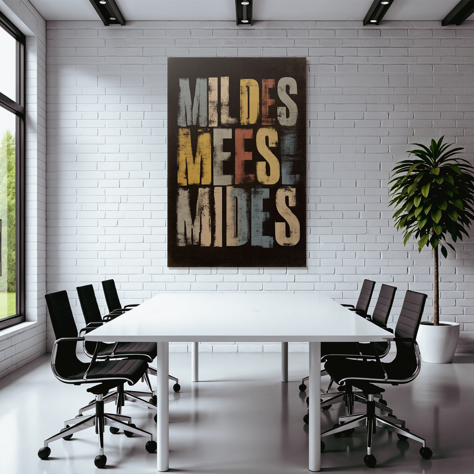 Mil Des Mees Mides Graphic Design Vintage Style