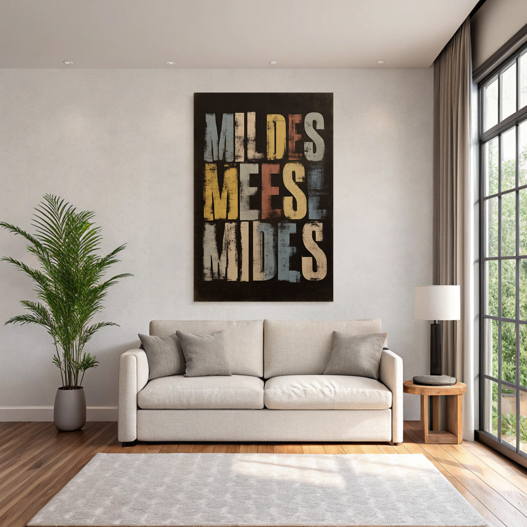 Mil Des Mees Mides Graphic Design Vintage Style