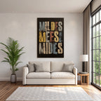 Mil Des Mees Mides Graphic Design Vintage Style