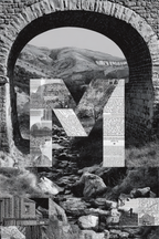 Steinbogenlandschaft Mit M Texturen Muster | Typografische Kunst | Kunstgattungen