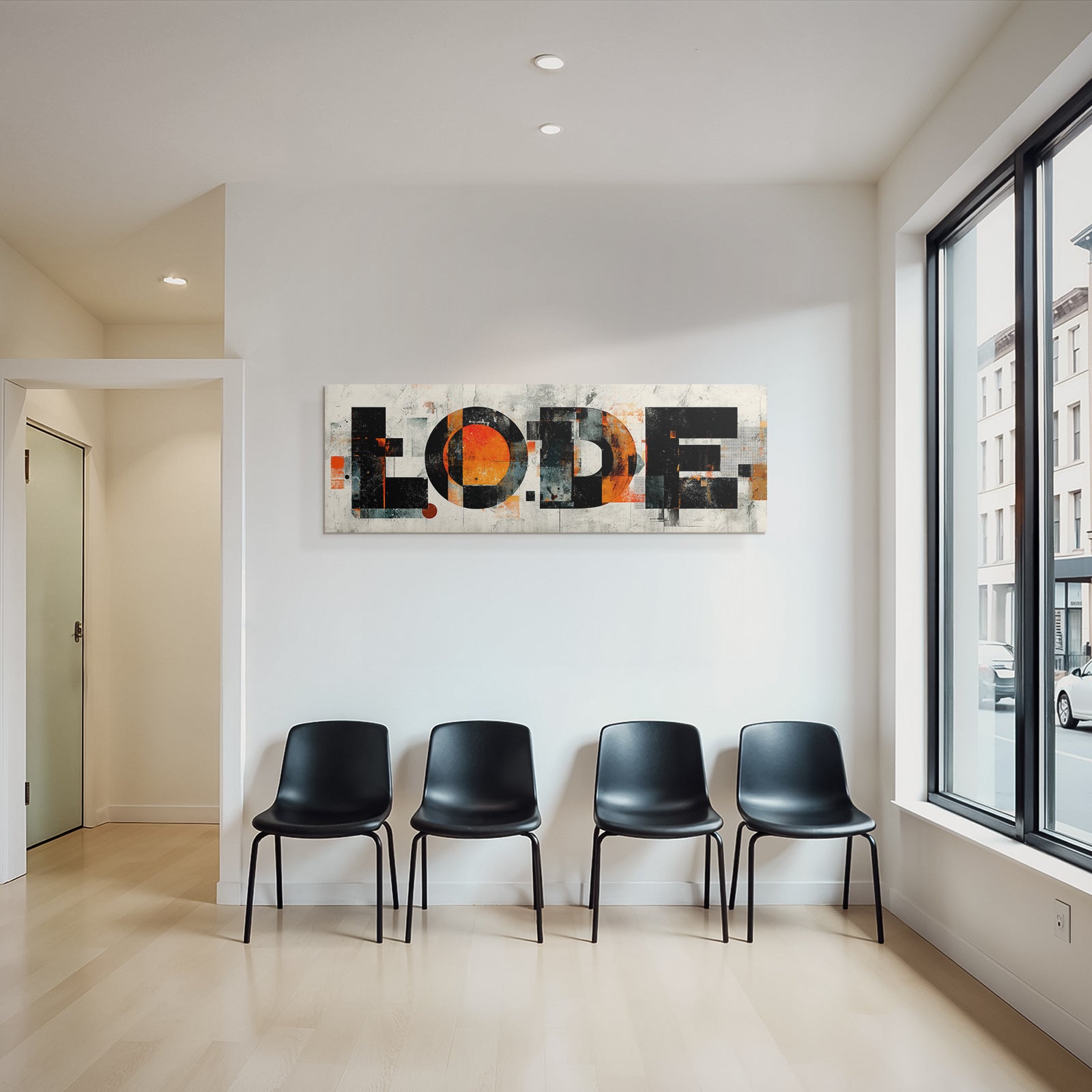 Lode Grafikdesign Modern Kunst Typografie