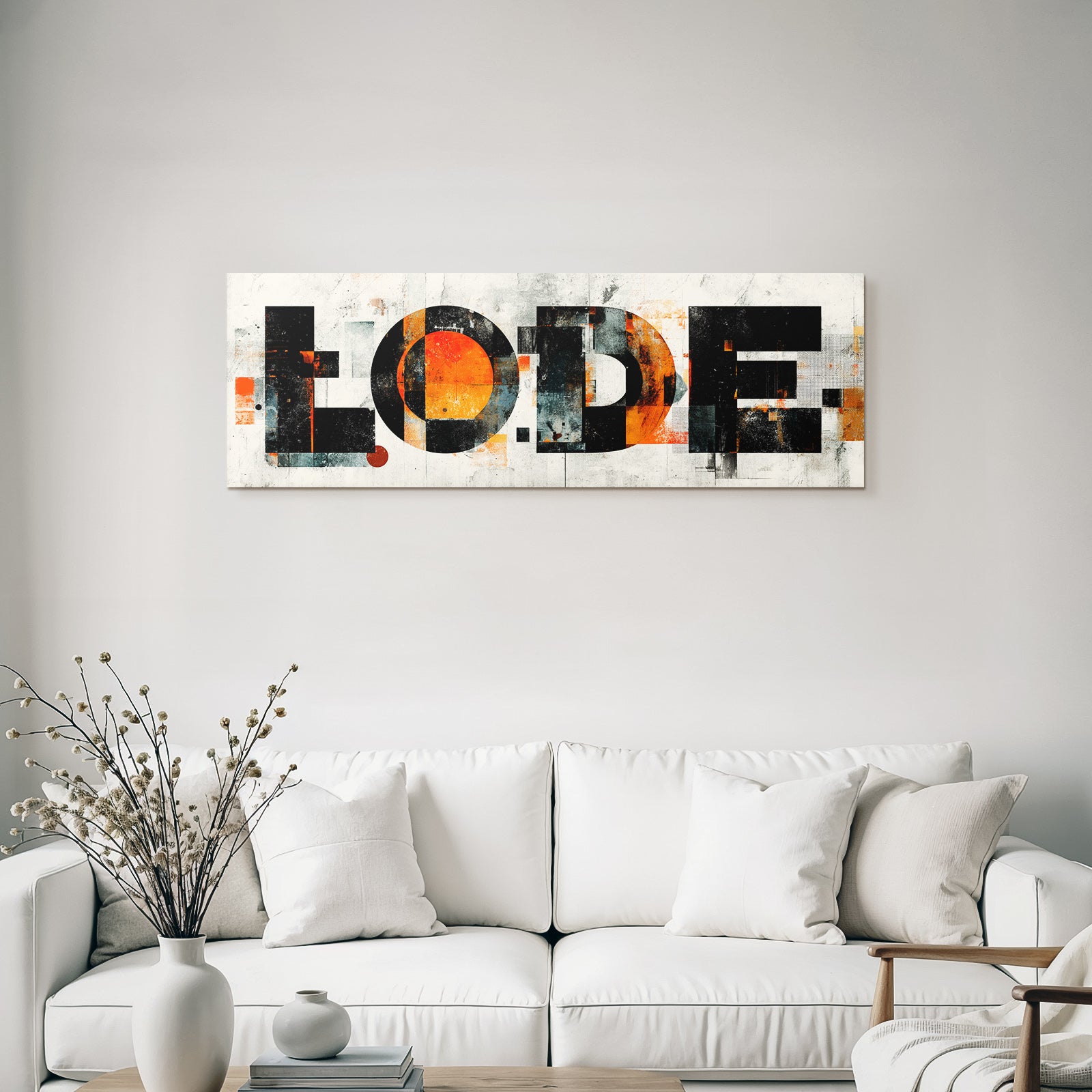 Lode Grafikdesign Modern Kunst Typografie