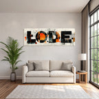 Lode Grafikdesign Modern Kunst Typografie