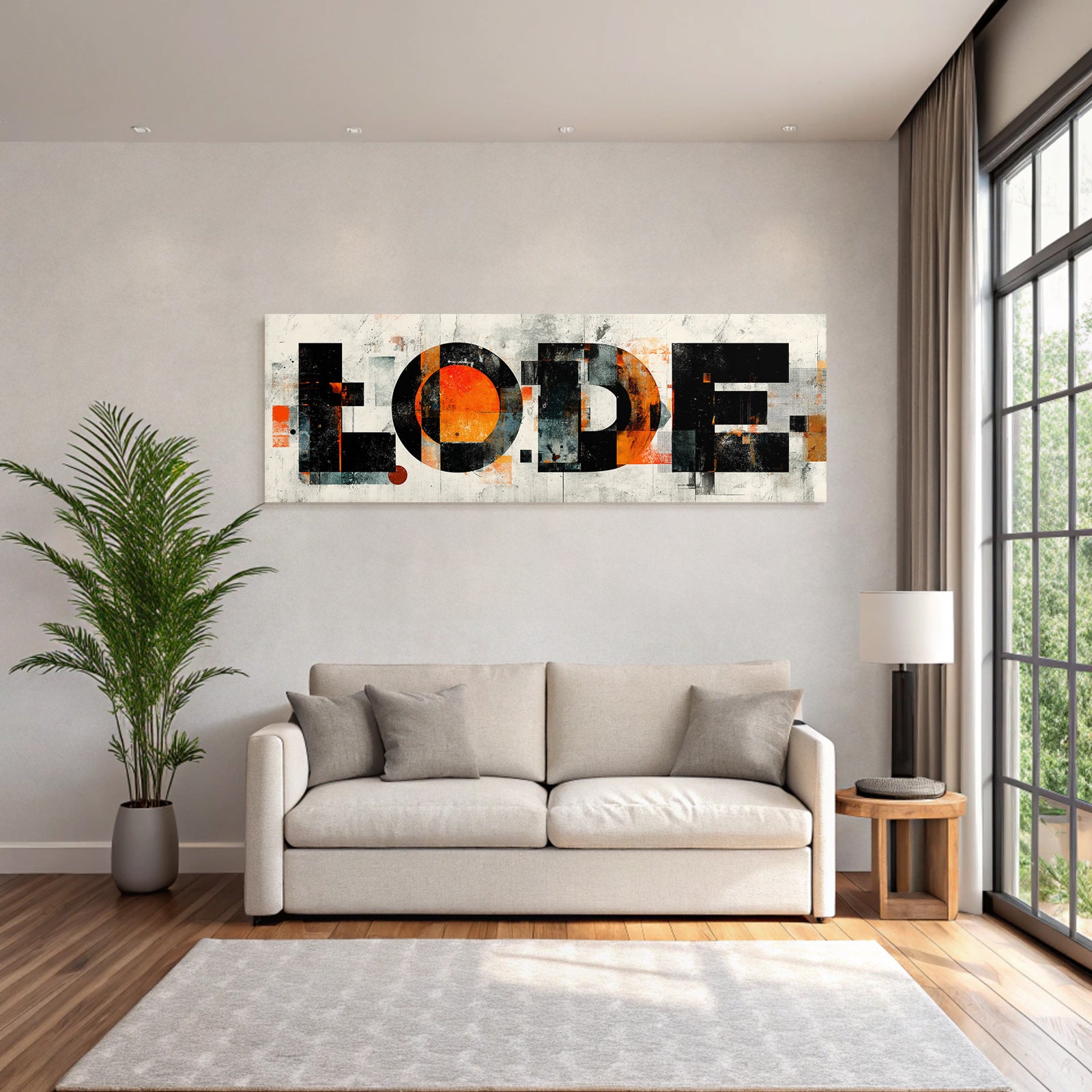 Lode Grafikdesign Modern Kunst Typografie