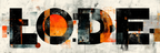 Lode Grafikdesign Modern Kunst Typografie | Typografische Kunst | Kunstgattungen
