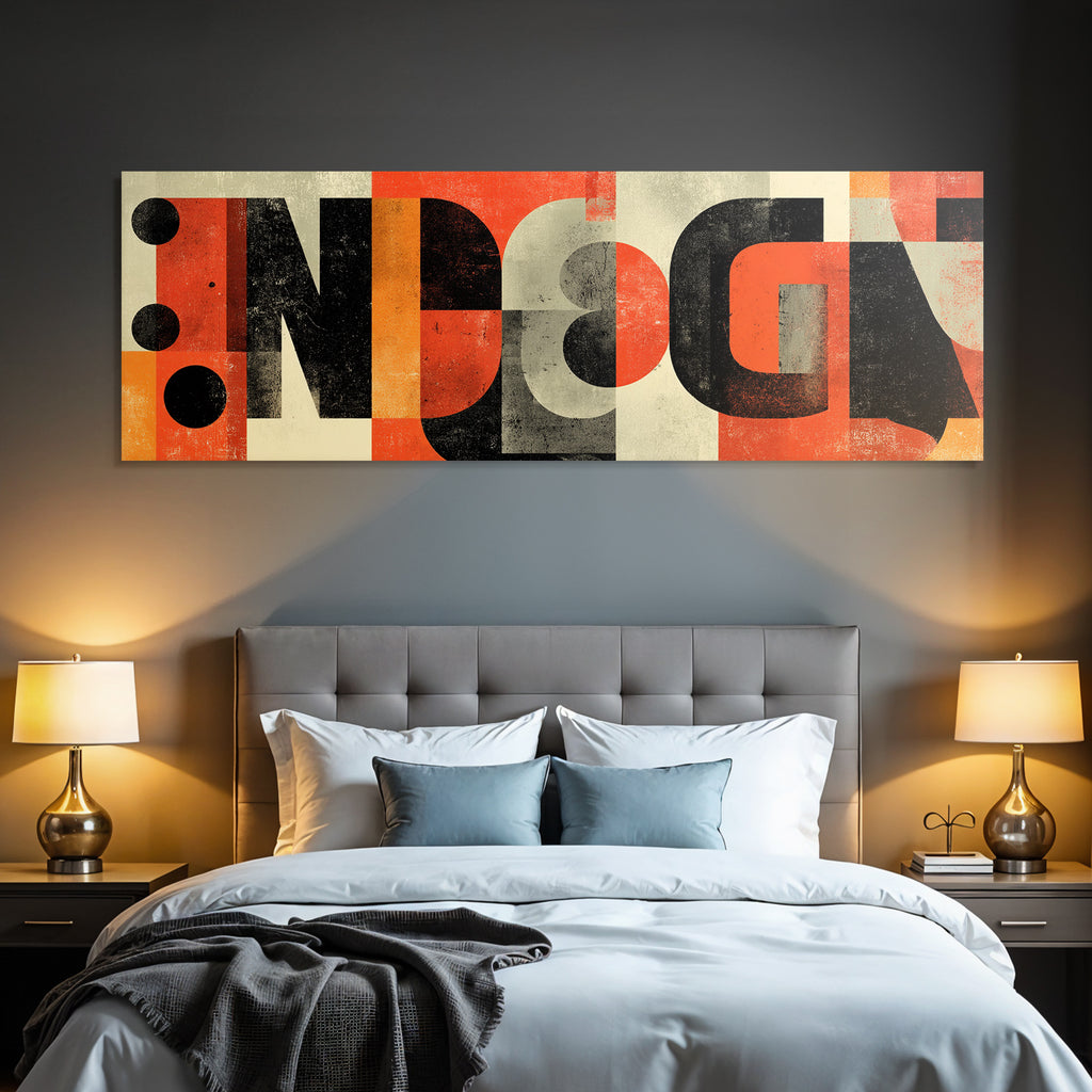 Abstract Graphic Design Bold Shapes And Colors