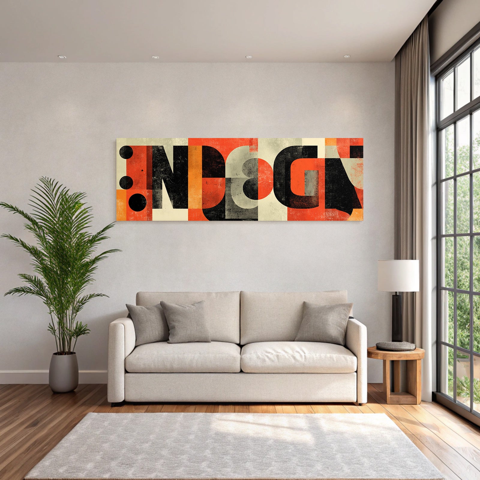 Abstract Graphic Design Bold Shapes And Colors
