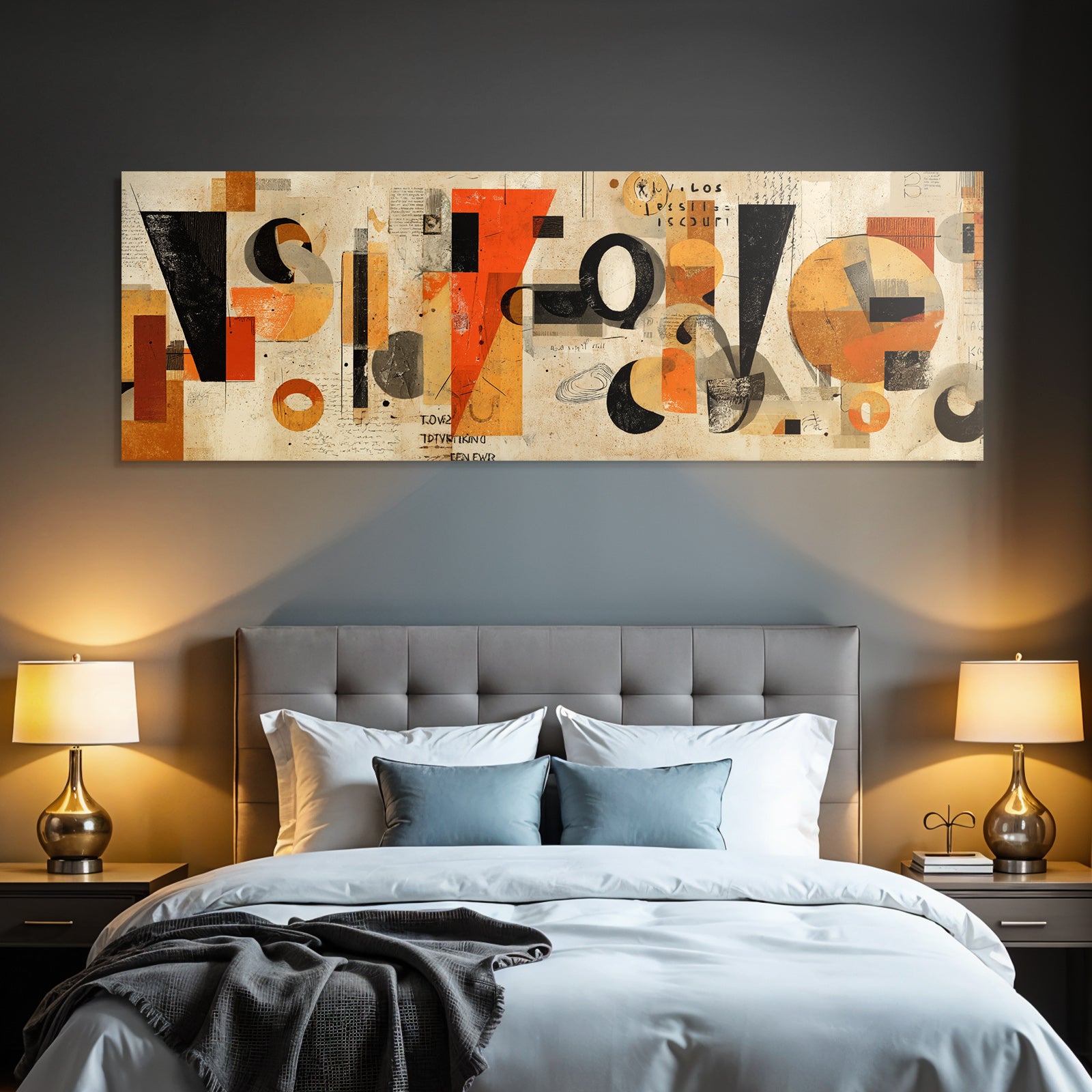 Abstract Art Geometric Shapes Color Texture