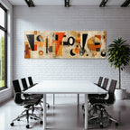 Abstract Art Geometric Shapes Color Texture