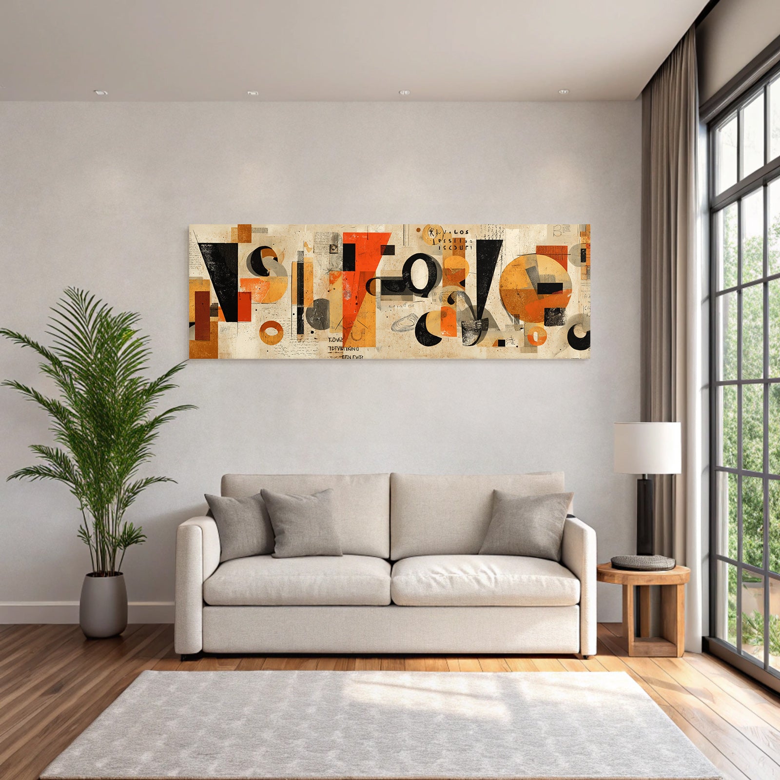 Abstract Art Geometric Shapes Color Texture