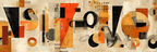 Abstrakte Kunst Geometrische Formen Farbe Textur | Typografische Kunst | Kunstgattungen