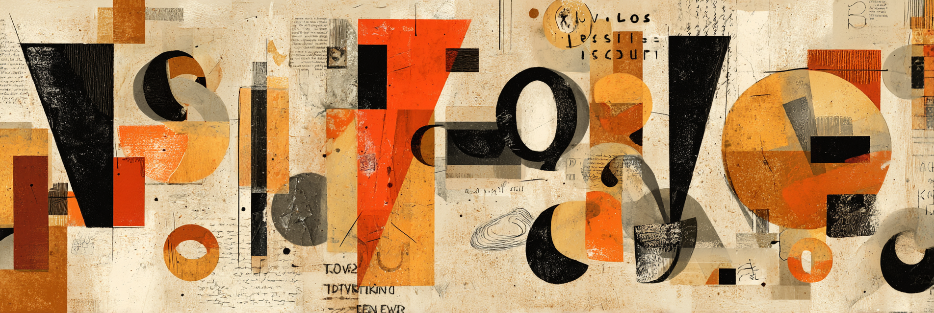Abstrakte Kunst Geometrische Formen Farbe Textur | Typografische Kunst | Kunstgattungen