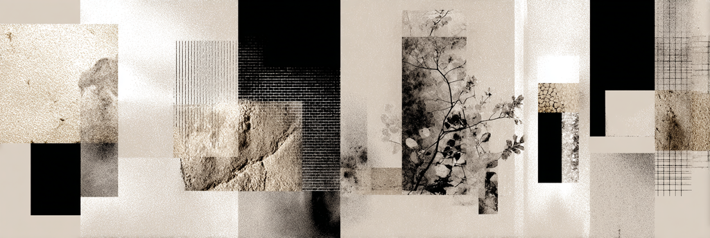 Abstrakte Zusammenstellung Von Texturen Mustern Und Farben | Typografische Kunst | Kunstgattungen