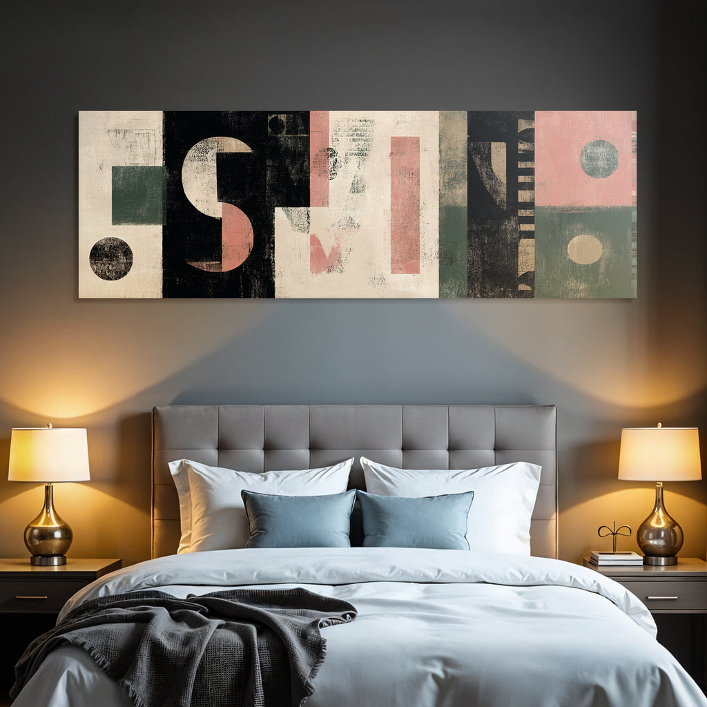 Abstraktes Design Geometrische Formen Moderne Kunst