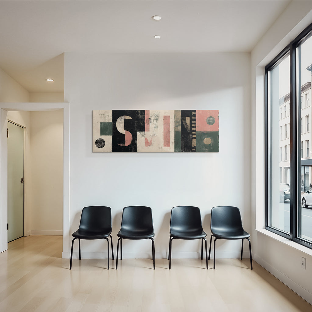 Abstraktes Design Geometrische Formen Moderne Kunst