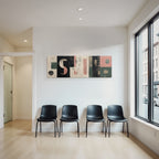Abstraktes Design Geometrische Formen Moderne Kunst