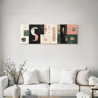 Abstraktes Design Geometrische Formen Moderne Kunst