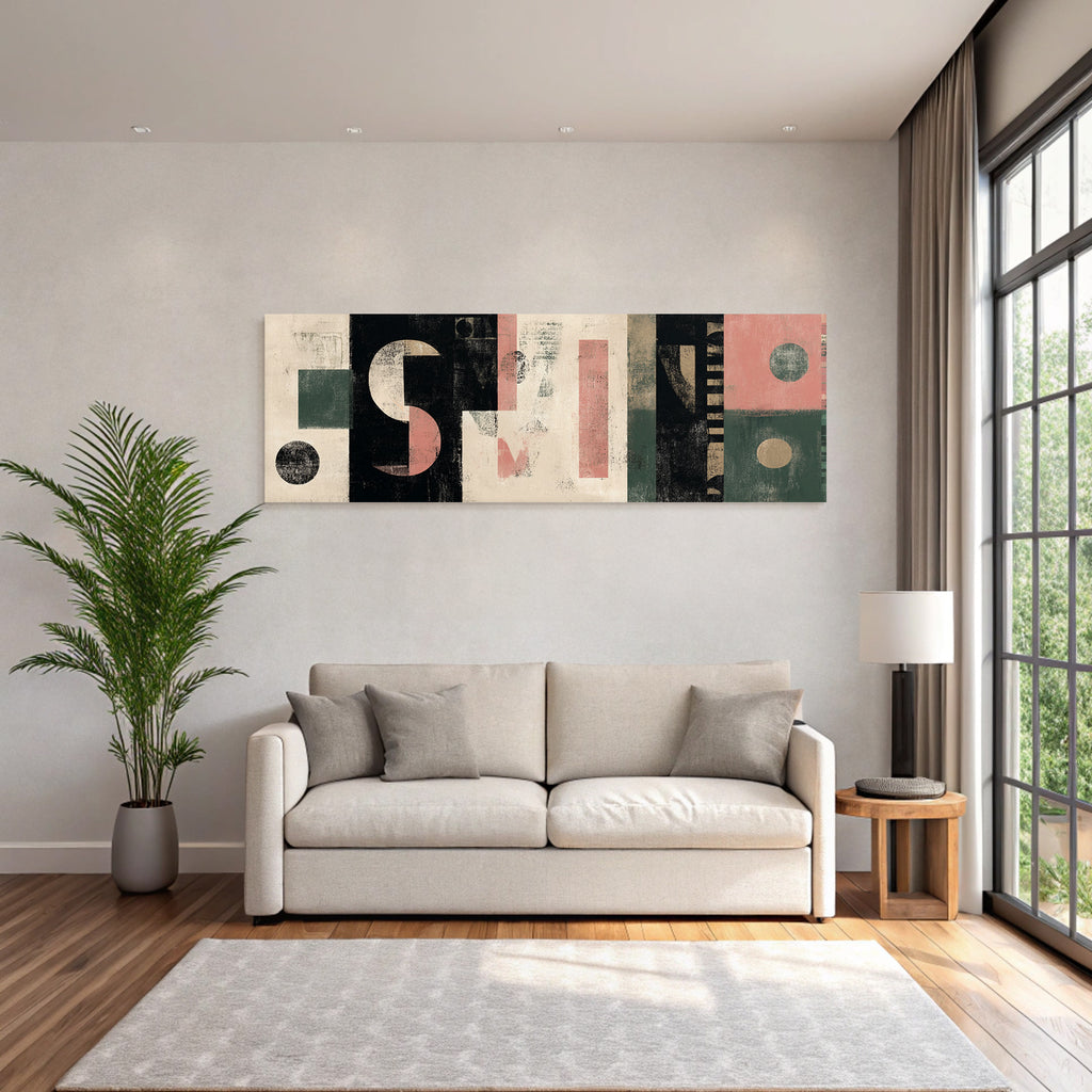 Abstraktes Design Geometrische Formen Moderne Kunst