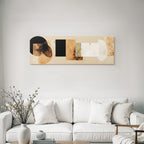 Abstraktes Design Geometrische Formen Muted Farben