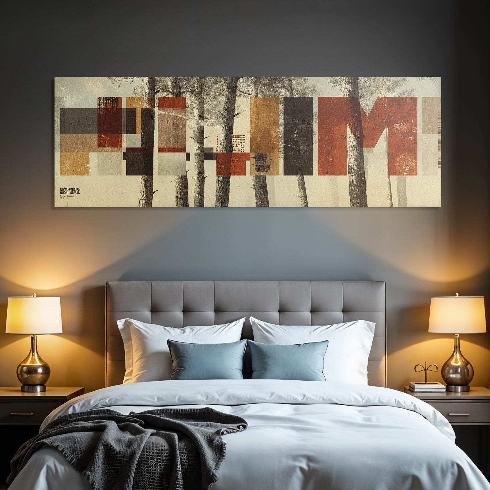 Digital Tree Geometric Shapes Color Play