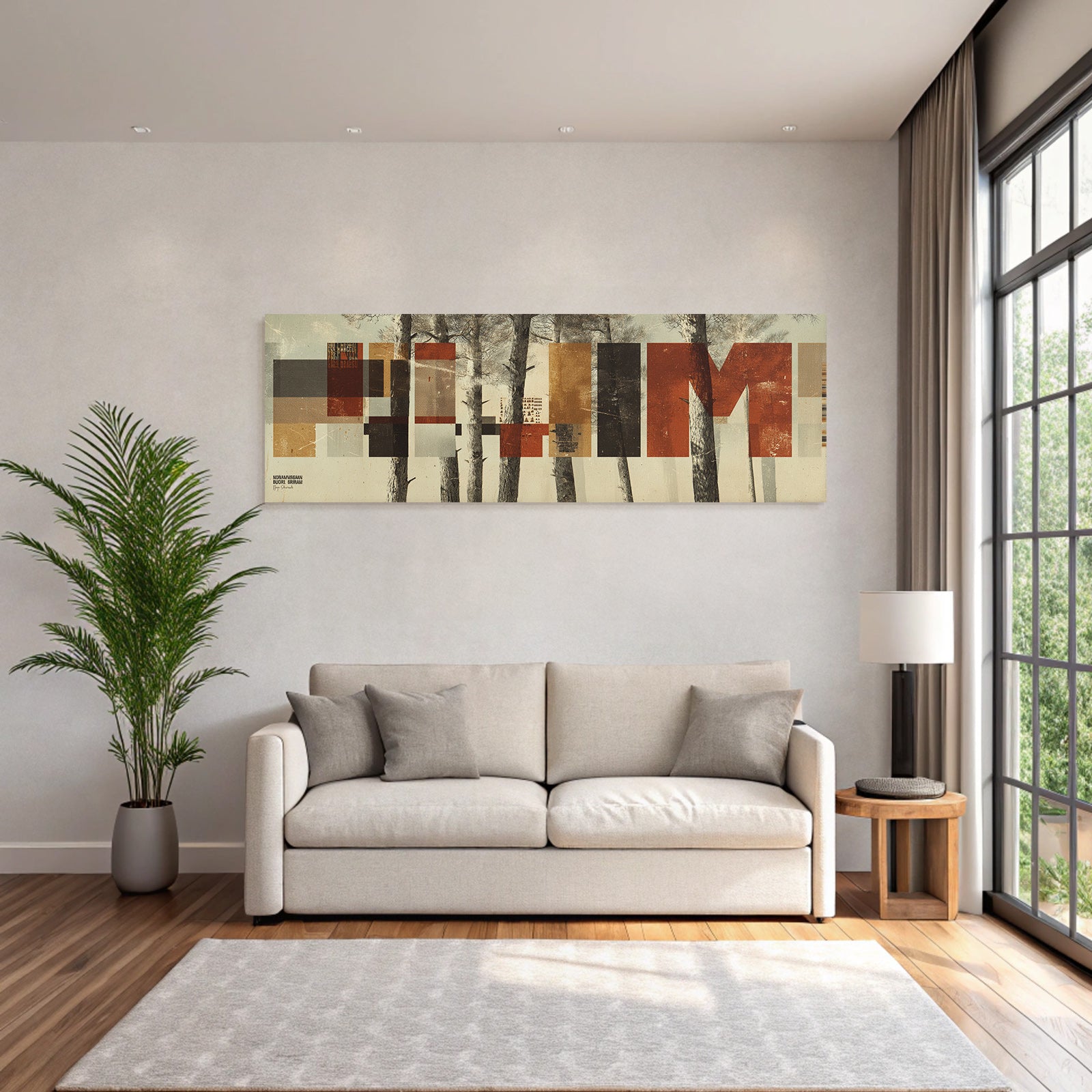 Digital Tree Geometric Shapes Color Play