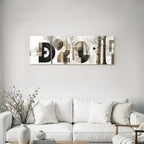 Artistic Collage with Trees and Typography