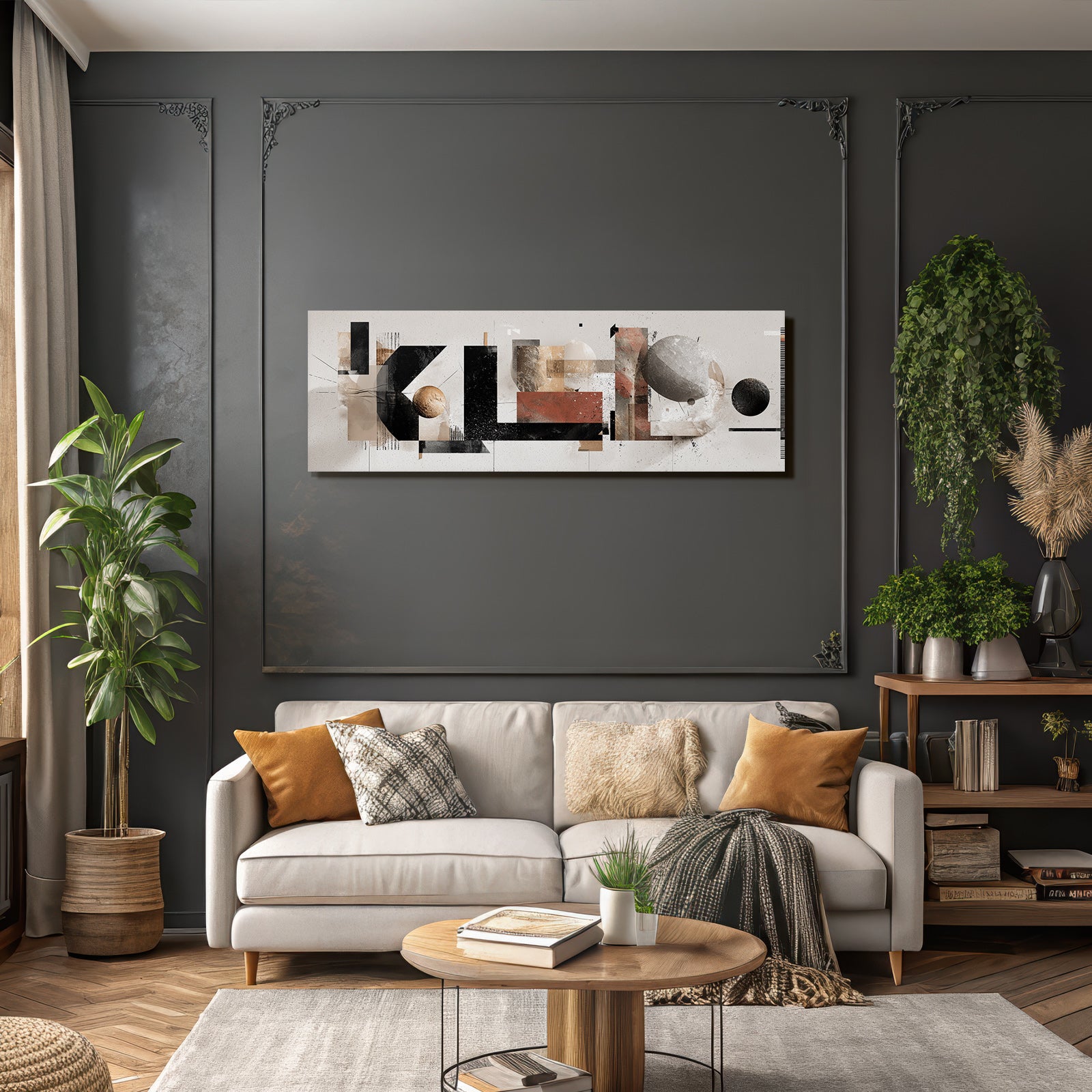Modern Abstract Art Identify Geometric Shapes