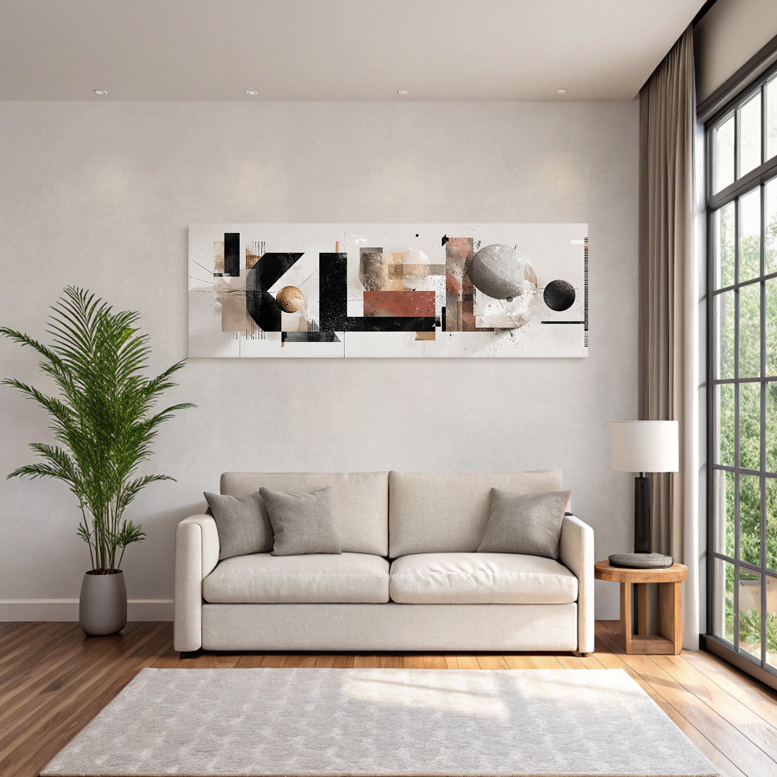 Modern Abstract Art Identify Geometric Shapes