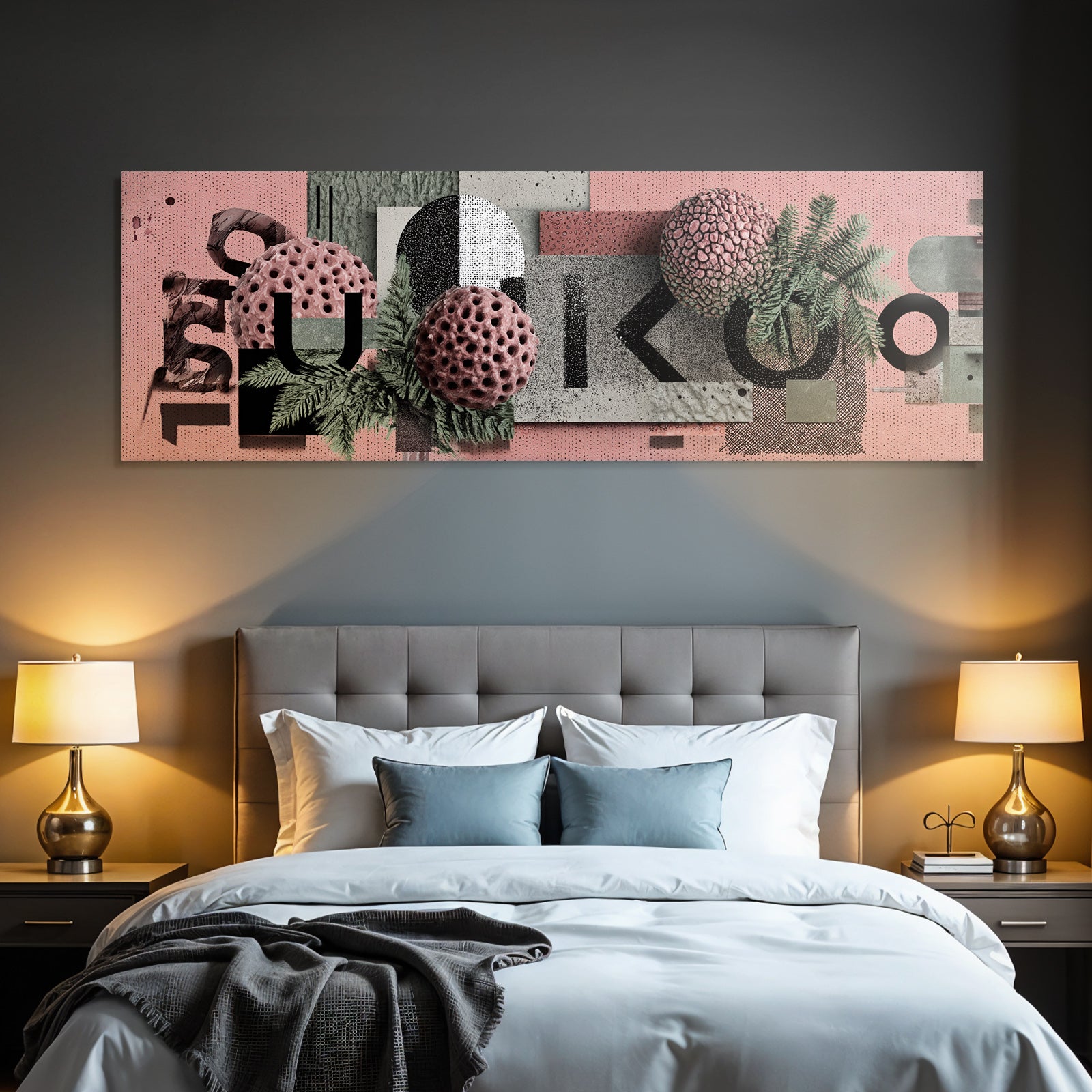 Nature and Modern Design Composition
