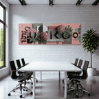 Natur Und Modernes Design Komposition