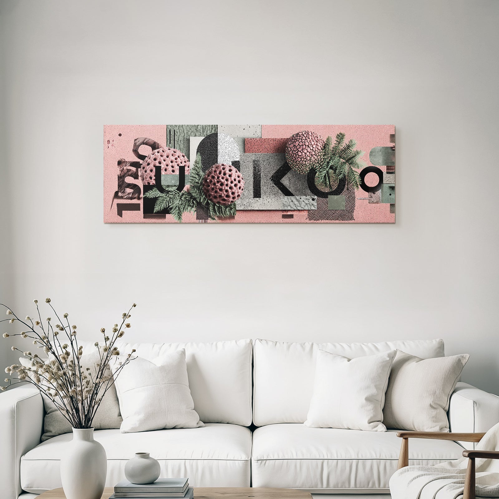 Nature and Modern Design Composition