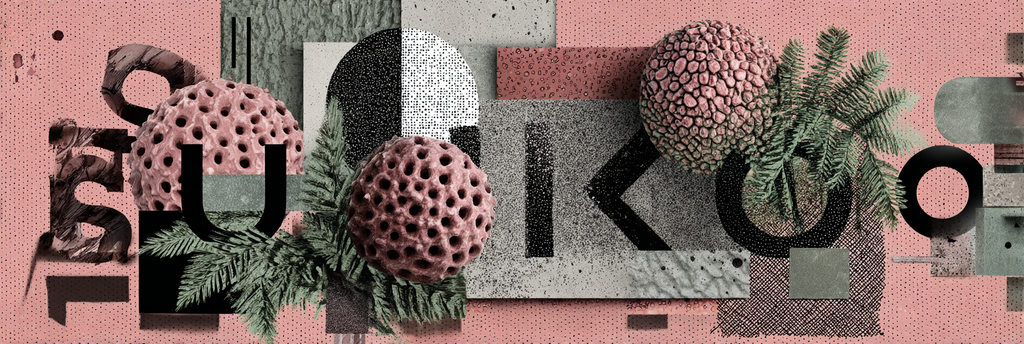 Natur Und Modernes Design Komposition | Typografische Kunst | Kunstgattungen